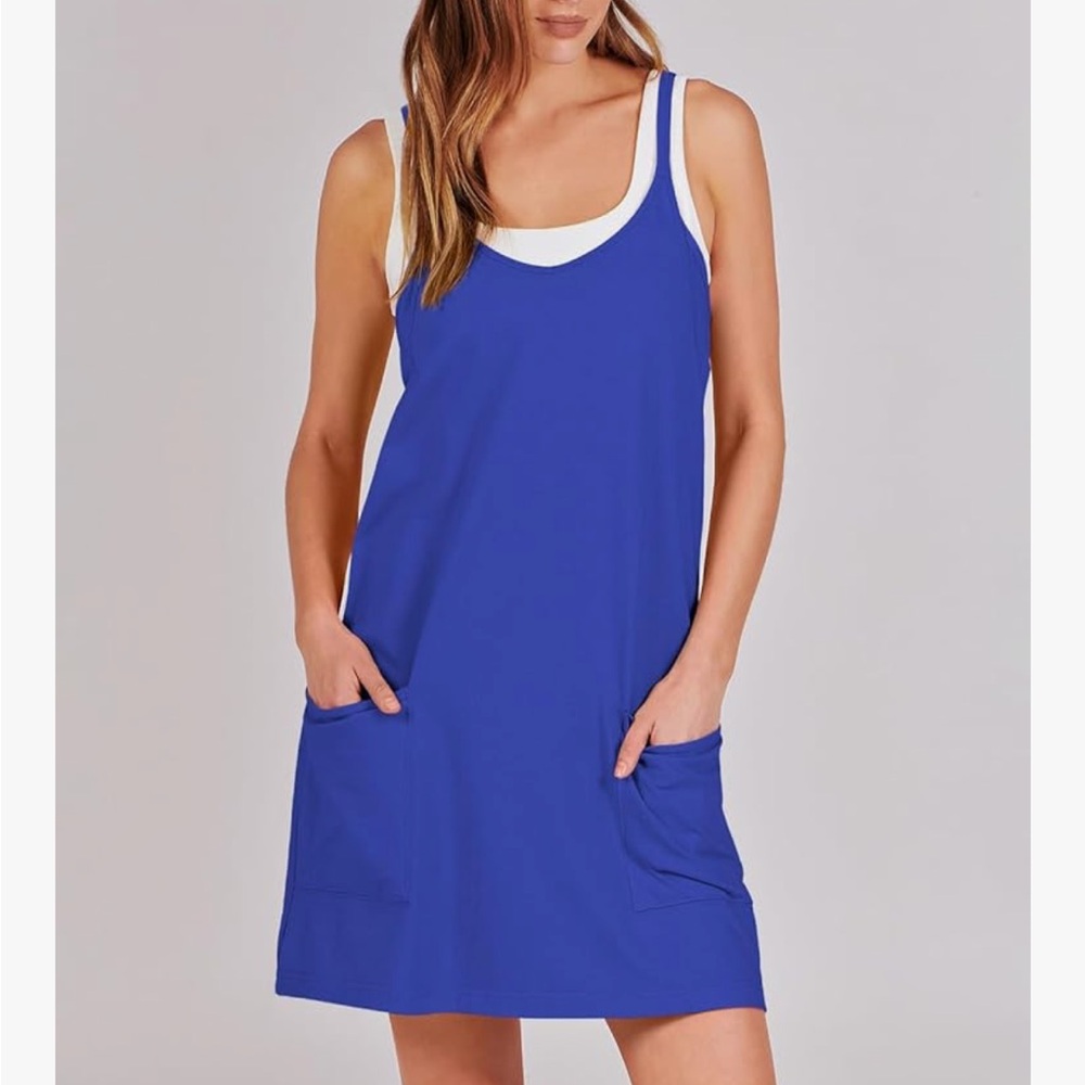 Women’s Cobalt Blue Romper Dress